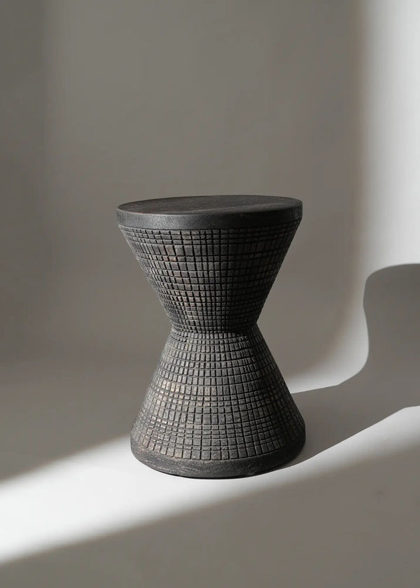 English Elm Decorative Wooden End Table - Handcrafted Solid Wood Side Table With Unique Artisan Finish, 16X16X22" B346P320731