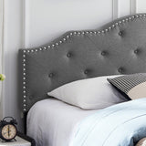 Christopher Knight Home® - Noble House - Cordeaux Contemporary Upholstered King/Cal King Headboard