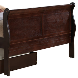 English Elm Elegant Cappuccino Trundle Bed – Stylish, Space-Saving Comfort For Guests & Kids' Rooms! B078S00334