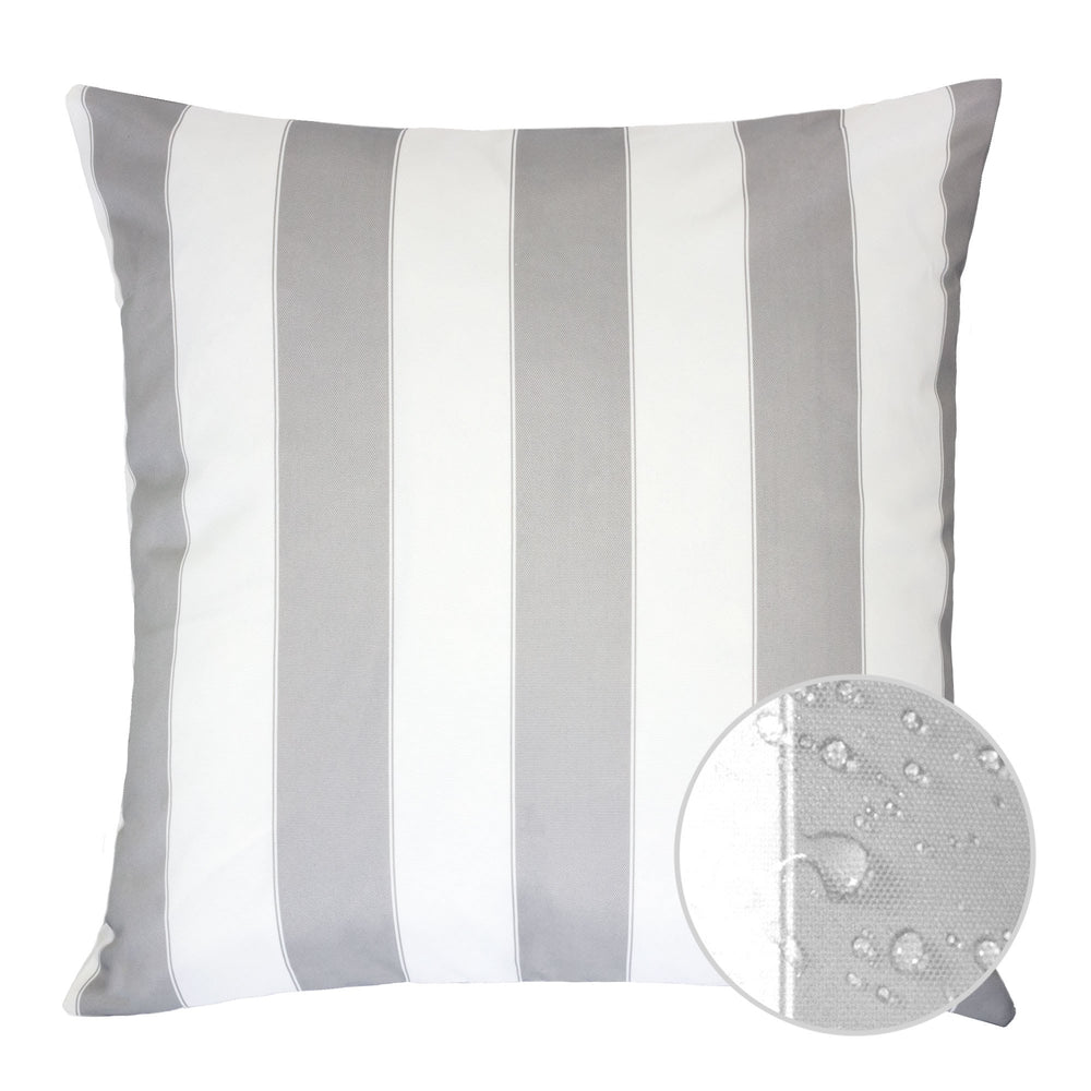 English Elm Horizon Stripe Pillow - Stylish Indoor & Outdoor Accent With Weather-Resistant Comfort & Support B357P367226