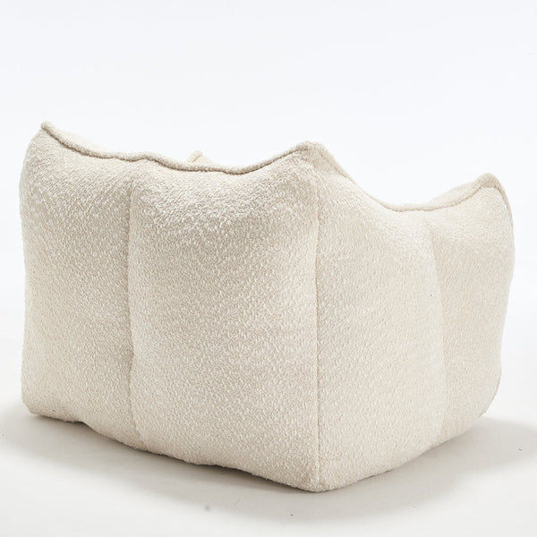 English Elm Sofa plush beanbag chair with superfiber cover and resilient foam filling for ultimate home comfort and relaxation Beige W1996P252264