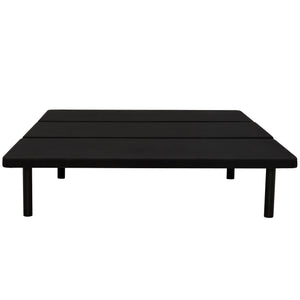 English Elm Upholstered Queen Size Platform Bed Frame with Minimalist Design, Ample Underbed Storage, Sturdy Support and Easy Assembly Black 61 L x 26 W x 6 H B011P198400
