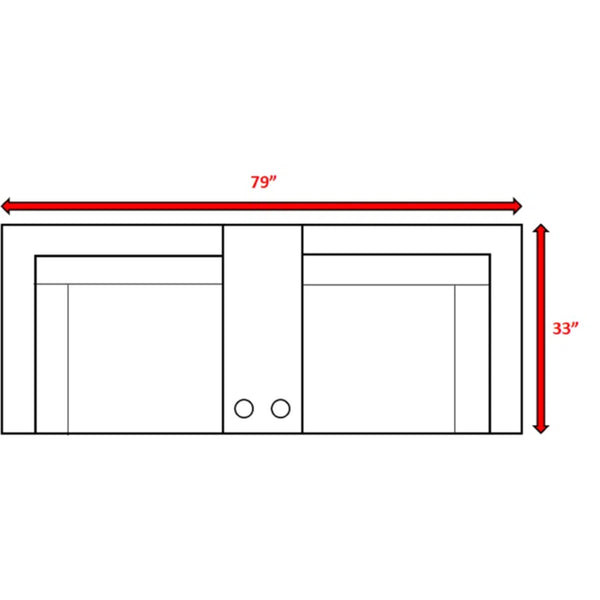 English Elm 2-Person Rattan Wicker Outdoor Seating Group with Cushions, Fully Assembled 3-Piece Patio Set, Weather-Resistant Elegance B120S00234