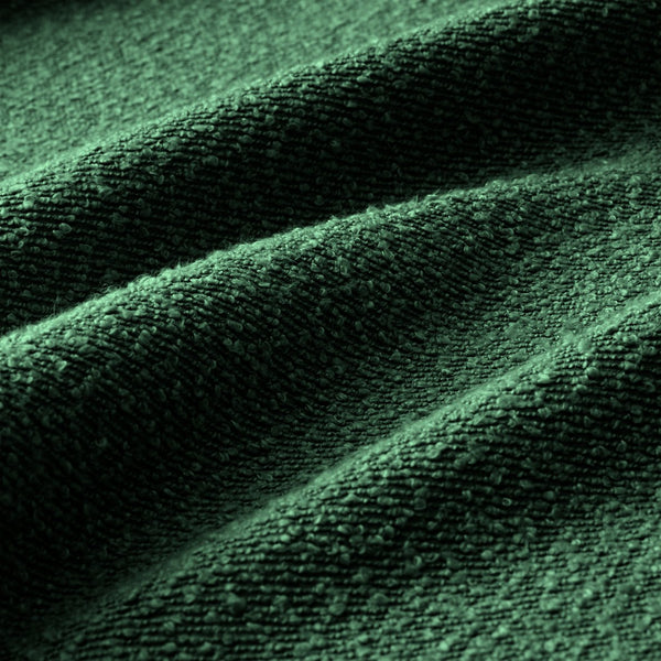 English Elm Boucle 4-Seater Sofa With Sculptural Shell Armrests & Soft Boucle Fabric In Elegant Green Color W3041S00311