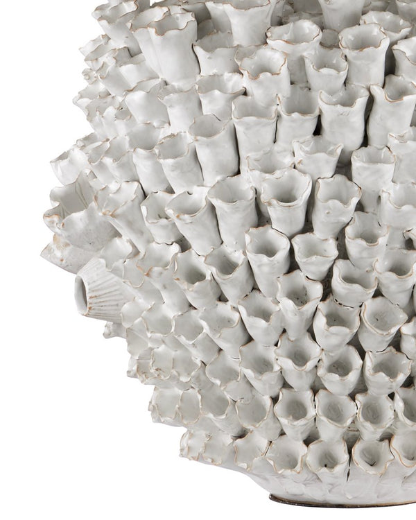 Currey & Company Manitapi Table Lamp - Handcrafted Ceramic Art With Coral-inspired Design & Unique Sea Elements White Ceramic 6000-1045-currey-company