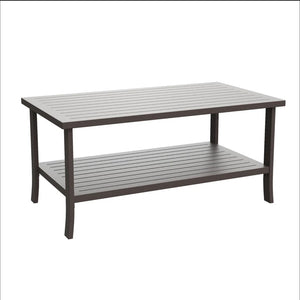 English Elm 5-piece Outdoor Conversation Set with Steel Frame Weather Resistant Cushions Patio Seating Gray B082S00128