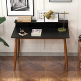 English Elm Ashcroft Furniture - Hayley Rectangular Solid Wood Desk In Black