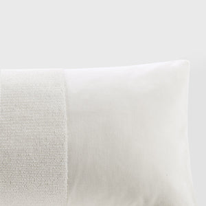 JLA Home Croscill Home - Oblong Canova Cotton Velvet Pillow with Beaded Embroidery, Removable Goose Feather Insert Luxury CHM30-0013