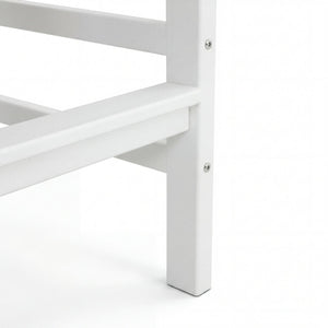 English Elm All-weather Hdpe Outdoor Bar Height Adirondack Chair with Armrests and Cup Holder White W3566P456544