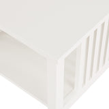 OSP Home Furnishings Sierra Mission End Table White Finish