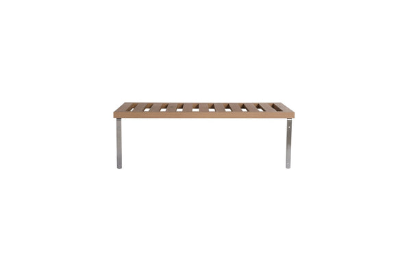 English Elm Modern Slim Wall Shelf with Mounting Brackets for Bathroom Vanity or Kitchen T3785P396521