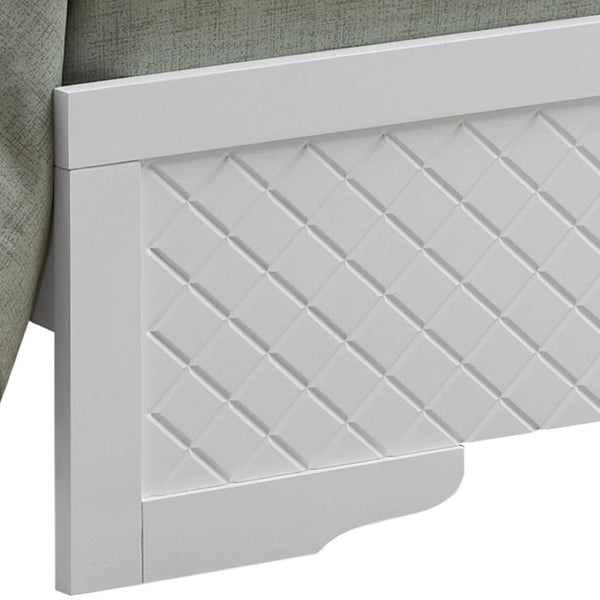 English Elm Verona Queen Bed In Silver Champagne With Tufted Headboard & Led Lighting For Modern Elegance B078S00577-GIGA