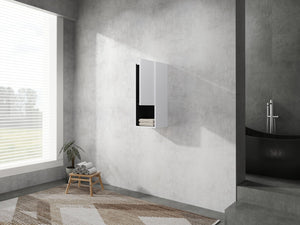 English Elm 12" Bathroom Side Cabinet - Modern Wall-Mounted Design With Soft-Close Doors For Stylish Storage W999P248645