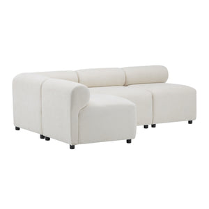 English Elm Christopher Knight Home® - Evelyn 83 In. 4-Piece Modular Sectional Sofa – Customizable Chenille Couch For Stylish Living Rooms N773IS00022B