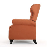 Christopher Knight Home® - Noble House - Walder Contemporary Tufted Fabric Recliner with Nailhead Trim