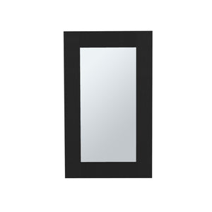 English Elm Juno Narrow Mirrored Medicine Cabinet 25.7" H x 15.7" W — Space-Saving Wall Mount with 3 Interior Shelves Black 31.2 L x 19.3 W x 3.6 H B070P242487