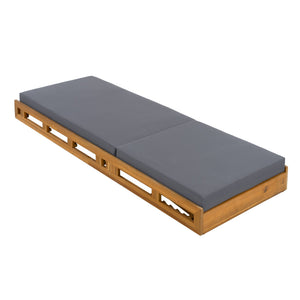 English Elm Christopher Knight Home® - Lounge Chaise Set - Premium Acacia Wood, 4-Inch Thick Water-Resistant Cushions, Adjustable Recline N770P272405T_65429.00CUSHDGRY
