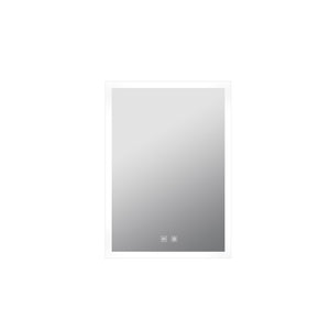 English Elm Mesa Aluminum Led Medicine Cabinet with Defogger Soft Close Mirror Bathroom Spa B2731P478357