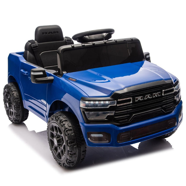 English Elm Licensed Dodge Ram 3500 Kids Electric Ride on Truck with Remote Suspension Bluetooth W1578P346249