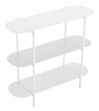 Tre Console Table White 109419 Zuo Modern