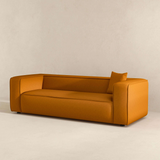 English Elm Ashcroft Furniture - Marshall Modern Dark Yellow Boucle Sofa