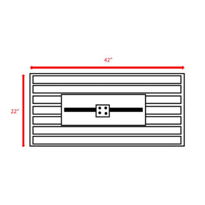 English Elm 25" Steel Outdoor Fire Pit Table with Lid, Stainless Top, Lava Rocks, Weatherproof Base & Cover B120P199398