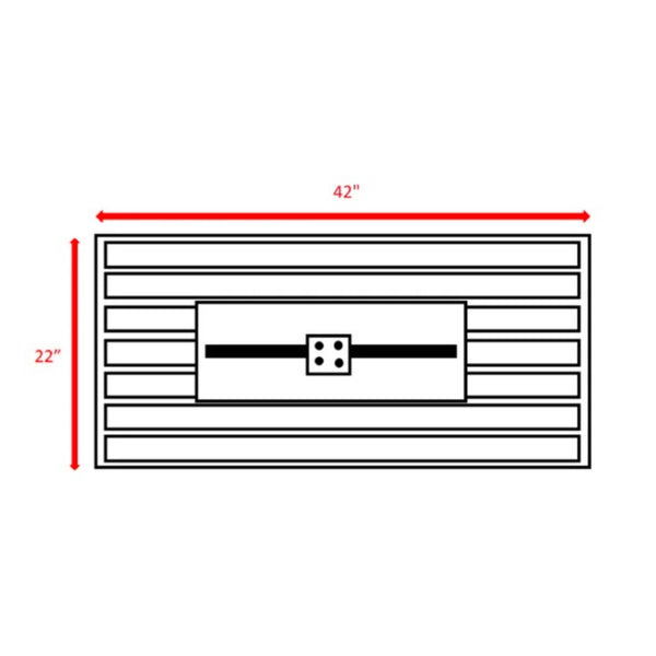 English Elm 25" Steel Outdoor Fire Pit Table with Lid, Stainless Top, Lava Rocks, Weatherproof Base & Cover B120P199398