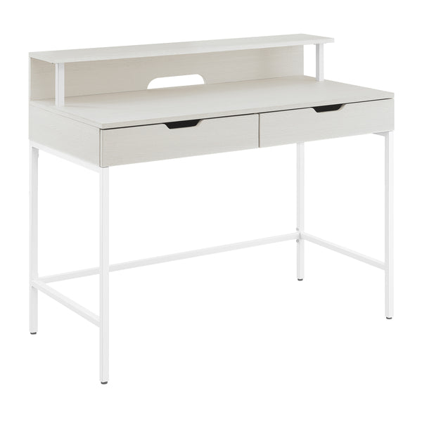 OSP Home Furnishings Contempo 40" Desk White Oak
