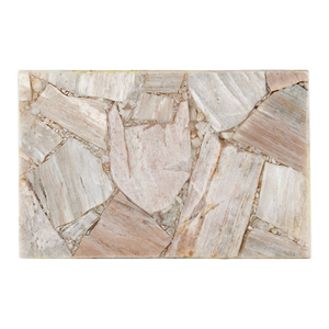 Jossa Aventurine Box - Unique Handcrafted Ivory Decor with Banded Aventurine, Bohemian Style Charm