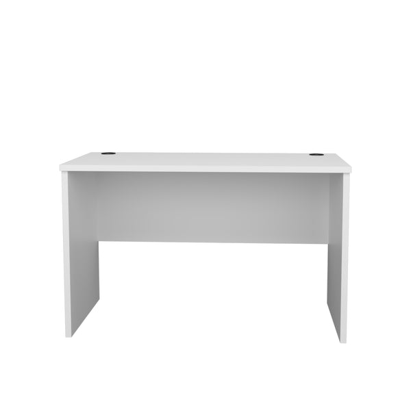 English Elm Malibu 47" Wide Modern White Desk - Versatile Computer, Study & Dining Table For Home & Office Spaces B200P253734