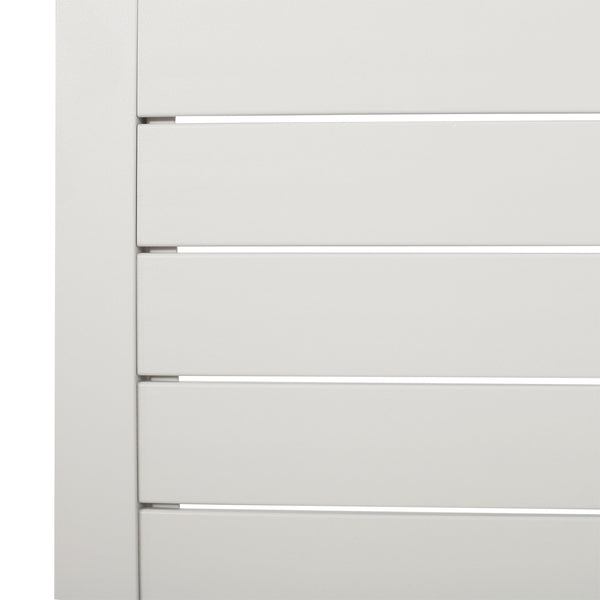 English Elm Christopher Knight Home® - CAPE C-shaped Aluminum Outdoor Side Table for Patio & Poolside — Lightweight, Weather-Resistant Design White 59990.00WHI