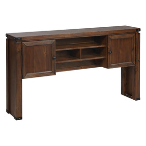 OSP Home Furnishings Baton Rouge Hutch Brushed Walnut