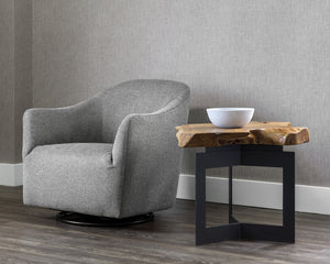 Sunpan Wyatt Side Table - Handcrafted Teak Root Wood with Unique Design for Stylish Living Spaces Natural