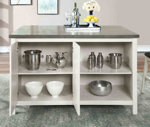 English Elm Transitional Counter Height Dining Set with Storage Base and Six Upholstered Stools B2741S00806