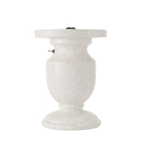 English Elm Christopher Knight Home® - MGO Speckled White Umbrella Base 24.25"H – Heavy MGO Sand-Fill Stand with Multi-Cap Fit & Tighten Knob N772P358135T