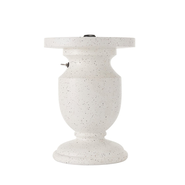 English Elm Christopher Knight Home® - MGO Speckled White Umbrella Base 24.25"H – Heavy MGO Sand-Fill Stand with Multi-Cap Fit & Tighten Knob N772P358135T