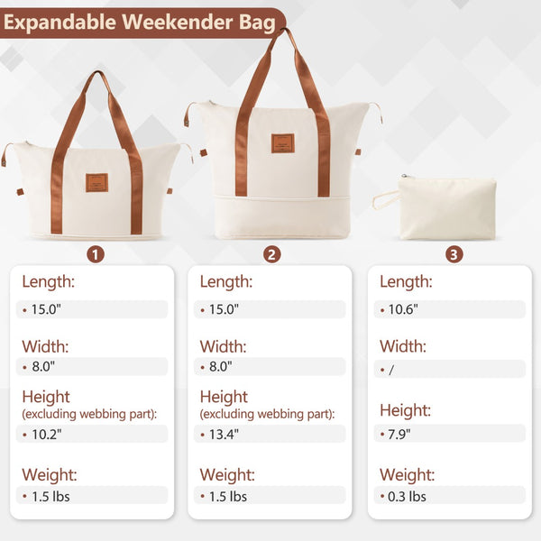English Elm Hardshell Six Piece Luggage Set Expandable Abs Suitcases with Spinner Wheels Tsa Lock Brown White N730P296628O