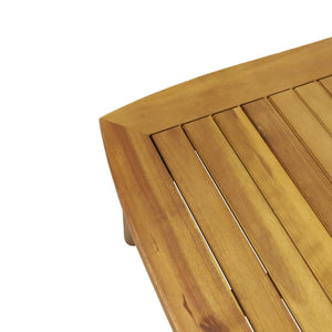 English Elm Christopher Knight Home® - Patio Loveseat And Coffee Table Set - Elegant Acacia Wood Frame, Cushions For Comfort & Style Outdoors 68628.00DT