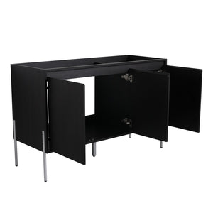 English Elm 48" Freestanding Bathroom Vanity Cabinet with Soft-Close Doors, KD Pack, Ample Storage, No Sink Included W1972P243178