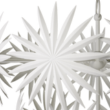 Bismarkia Large White Chandelier