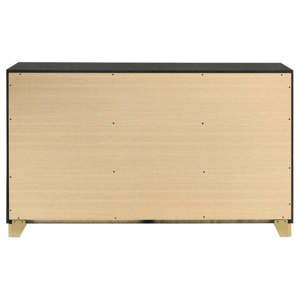 English Elm Sophia Elegant 6-Drawer Dresser With Gold Accents – Stylish Storage For Modern & Mid-Century Homes B062P353392-GIGA