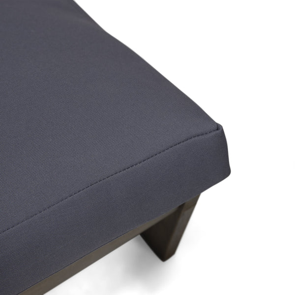 English Elm Christopher Knight Home® - SHERWOOD Loveseat with Acacia Wood Frame, Water-Resistant Cushions & Slatted Paneling for Patio Comfort and Durability DARK GREY 64868.00DGRY