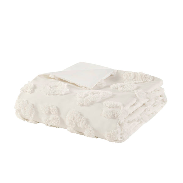 English Elm Animal Chenille Duvet Cover Set - Cozy & Playful Full/Queen Bedding With Whimsical Design & Comfort B035P294496