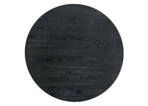 English Elm Adn01802-1 Round Oak Veneer Dining Table Top Matte Black Modern Transitional B2726P250490