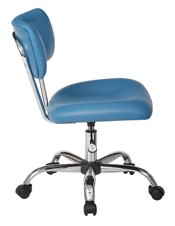 OSP Home Furnishings Vista Task Office Chair Blue