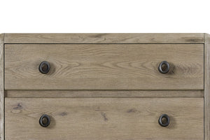 English Elm Chest English Knotty Oak Solid Wood Chest with Cedar-Lined Drawer, Felt-Lined Top, Self-Closing Guides B2699P409558