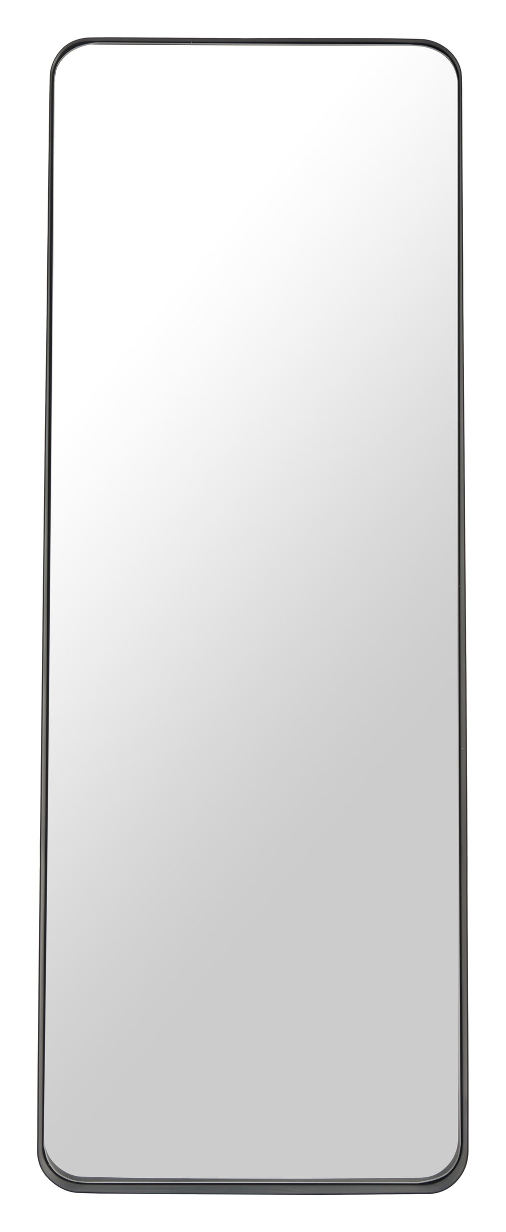 Zuo Modern Riga Mirror - Stylish Floor Mirror With Sleek Steel Frame For Modern Home Decor Elegance And Utility Black Steel,Mdf,Glass 110316-zuo-modern