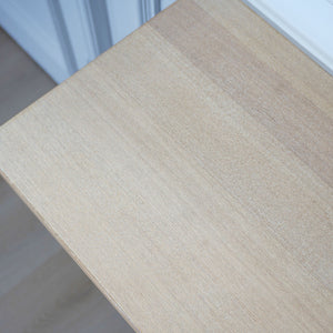 English Elm Modern Modular Console Table with Black Arch Base & Natural Wood Top, 4 Styles, 70.3"L Versatile Decor W2729P199007