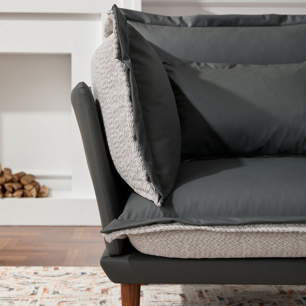 English Elm Modern Chenille Oversized Armchair - Plush Accent Chair For Cozy Living Room, Bedroom & Study W2997P236168