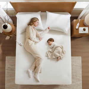 English Elm 1-Piece Full Heated Mattress Pad - Soft Polyester, 5-Setting Controller, Deep 15" Skirt For Comfort B035P408312